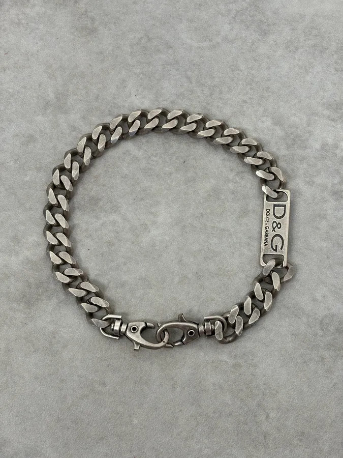 AW2003 Dolce & Gabbana Stainless Steel Cuban Wallet Chain dPlYkPs 0