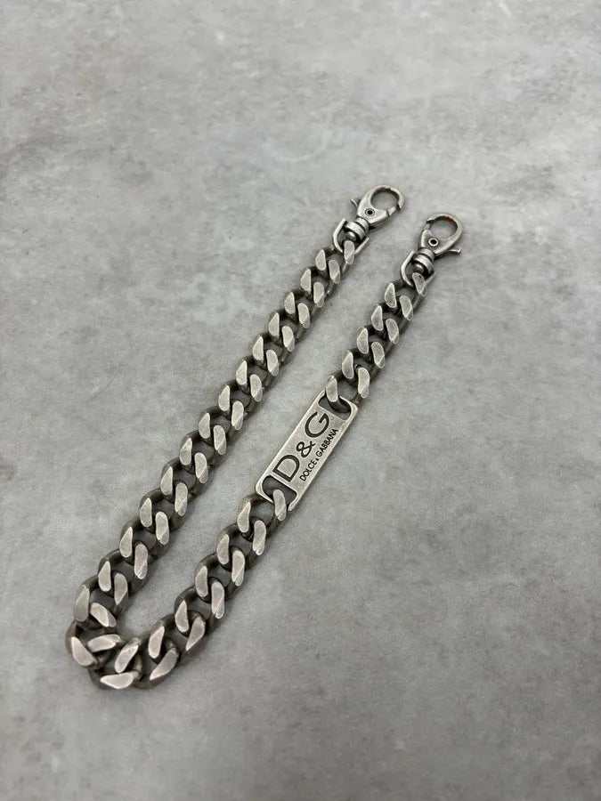 AW2003 Dolce & Gabbana Stainless Steel Cuban Wallet Chain dPlYkPs 1