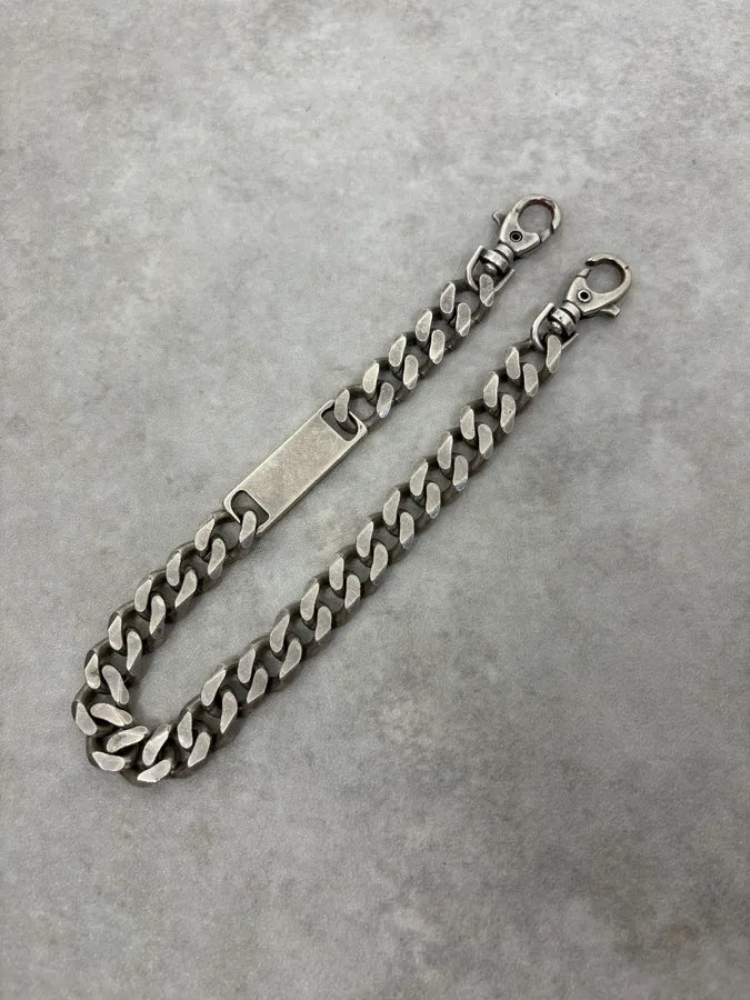 AW2003 Dolce & Gabbana Stainless Steel Cuban Wallet Chain dPlYkPs 2