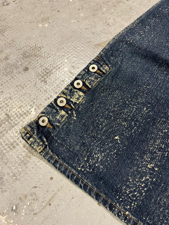 AW2003 Dolce & Gabbana Star Blue Multi Pockets Denim Jeans pdJsgAS 7