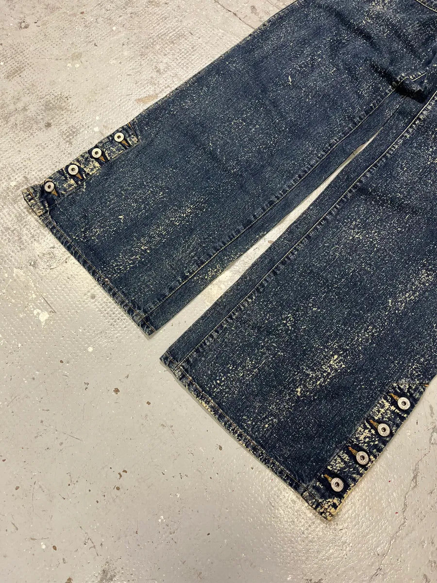 AW2003 Dolce & Gabbana Star Blue Multi Pockets Denim Jeans pdJsgAS 8