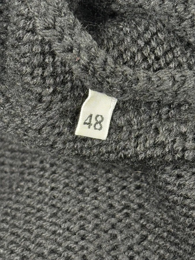 AW2003 Dolce & Gabbana Tornado Zip Black Knit Sweater iJZoADf 11