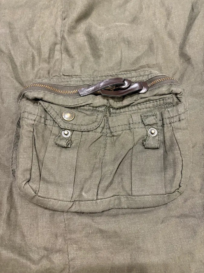 AW2003 Dolce & Gabbana Versatile Olive Cargo Skirt (M) PtRzzjd 7