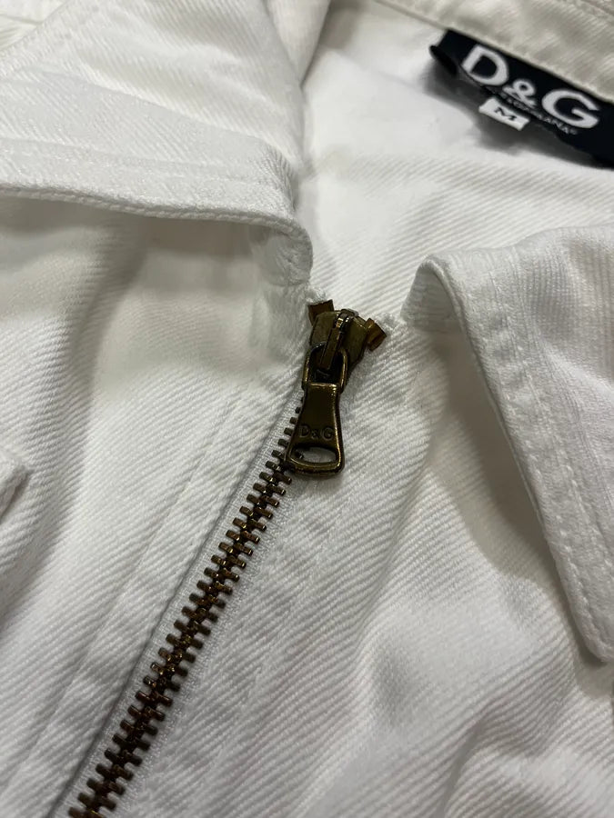 AW2003 Dolce & Gabbana White Cargo Vest (XS/S) gPfBJvb 6