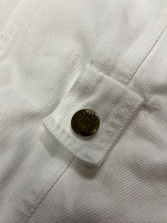 AW2003 Dolce & Gabbana White Cargo Vest (XS/S) gPfBJvb 8