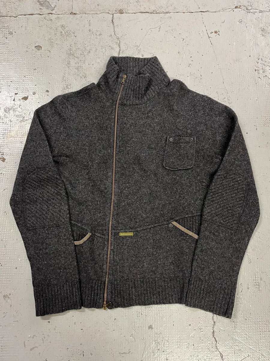 AW2003 Dolce & Gabbana Wool Asymmetrical Zip-Up Sweater GwQgDCJ 3