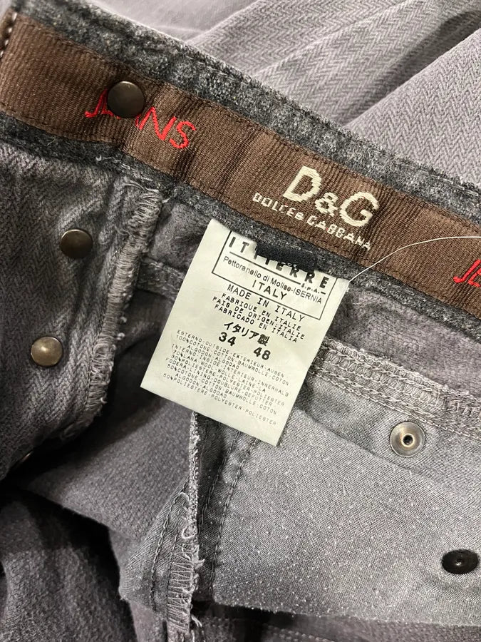 AW2003 Dolce & Gabbana Worker Grey Pants rSLPYPW 10