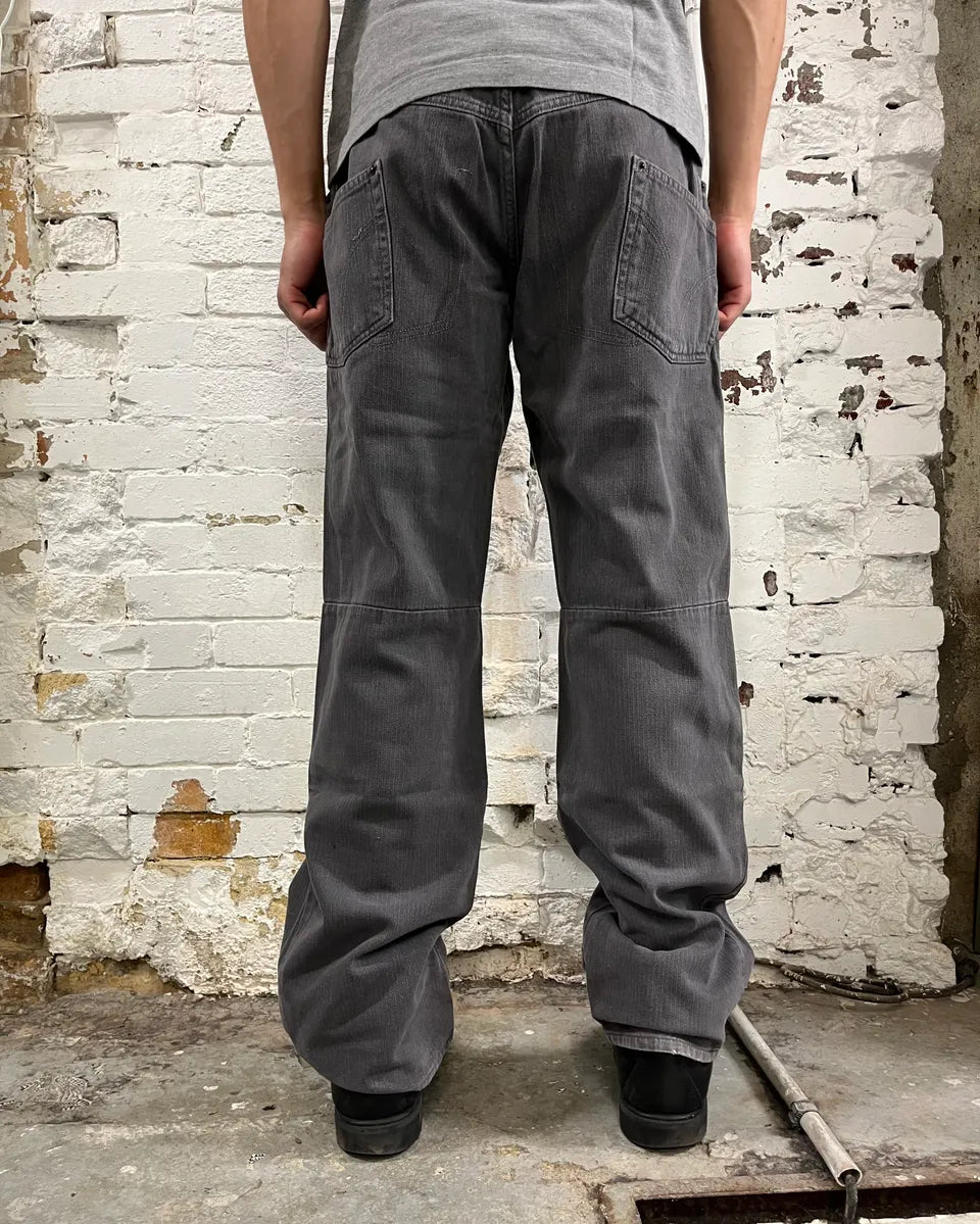 AW2003 Dolce & Gabbana Worker Grey Pants rSLPYPW 2