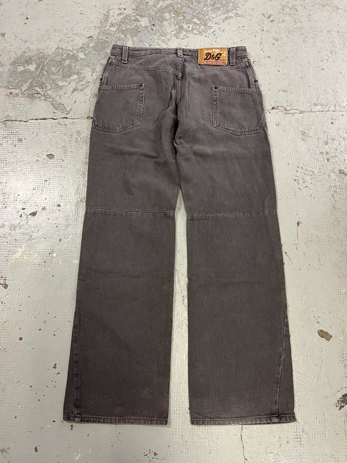 AW2003 Dolce & Gabbana Worker Grey Pants rSLPYPW 3