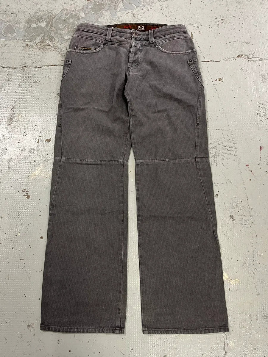 AW2003 Dolce & Gabbana Worker Grey Pants rSLPYPW 5