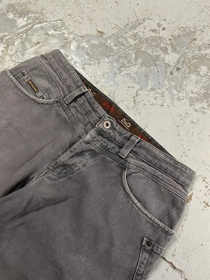 AW2003 Dolce & Gabbana Worker Grey Pants rSLPYPW 6