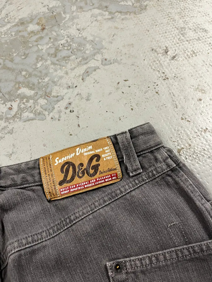 AW2003 Dolce & Gabbana Worker Grey Pants rSLPYPW 8