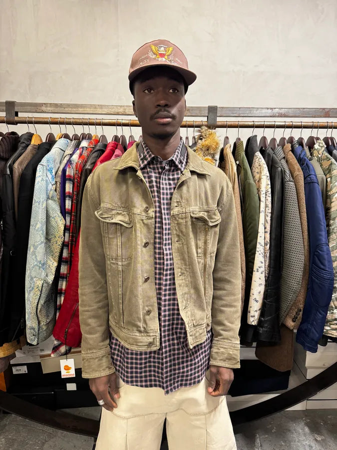 AW2003 Dolce & Gabbana Zip Grey Denim Jacket IXPLMCz 1