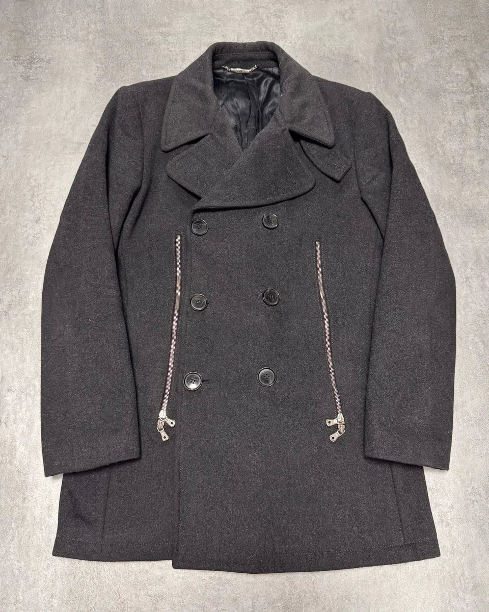 AW2003 Dolce & Gabbana 2-Zip Wool Coat FQipGvL 0