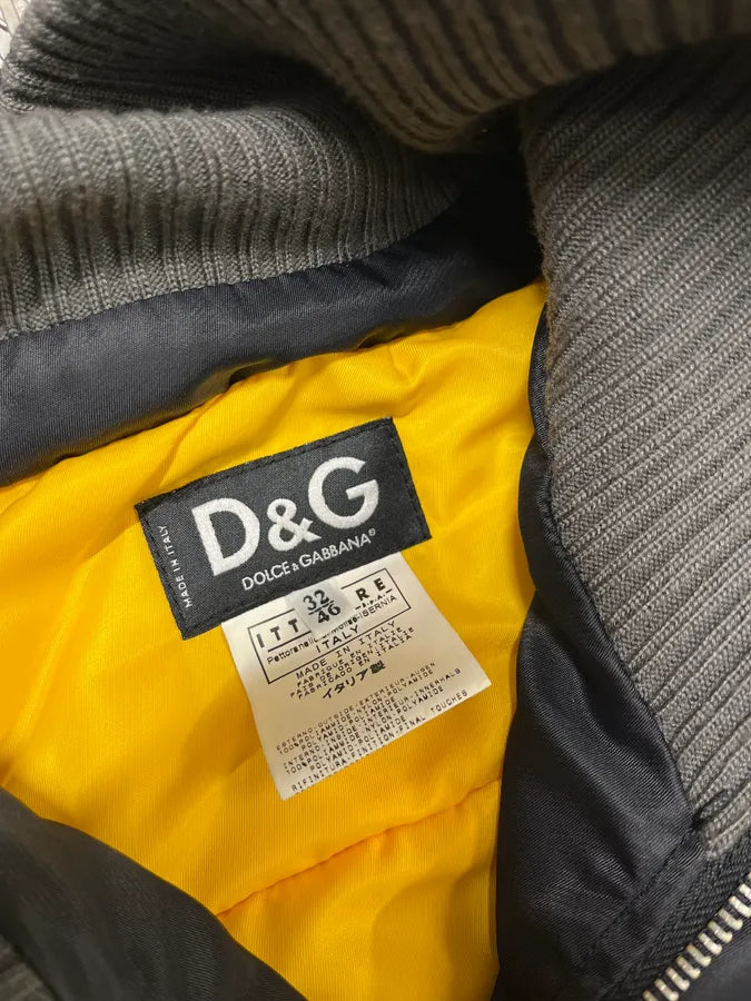 AW2003 Dolce Gabbana Hunter Multi Zips Detachable Black Jacket  KTbYkOA 14