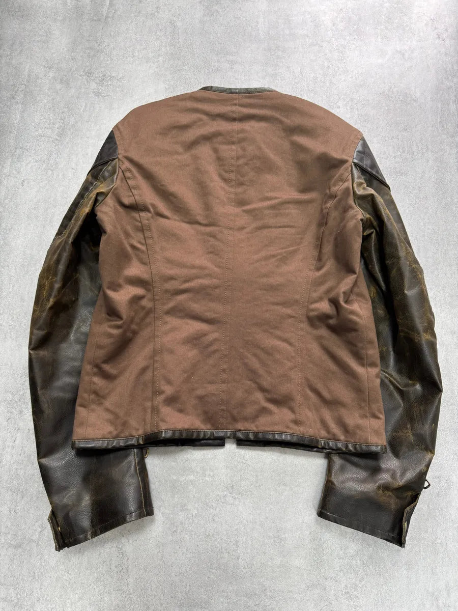AW2003 Dsquared2 Biker 2-in-1 Leather Jacket fdHhVvQ 9