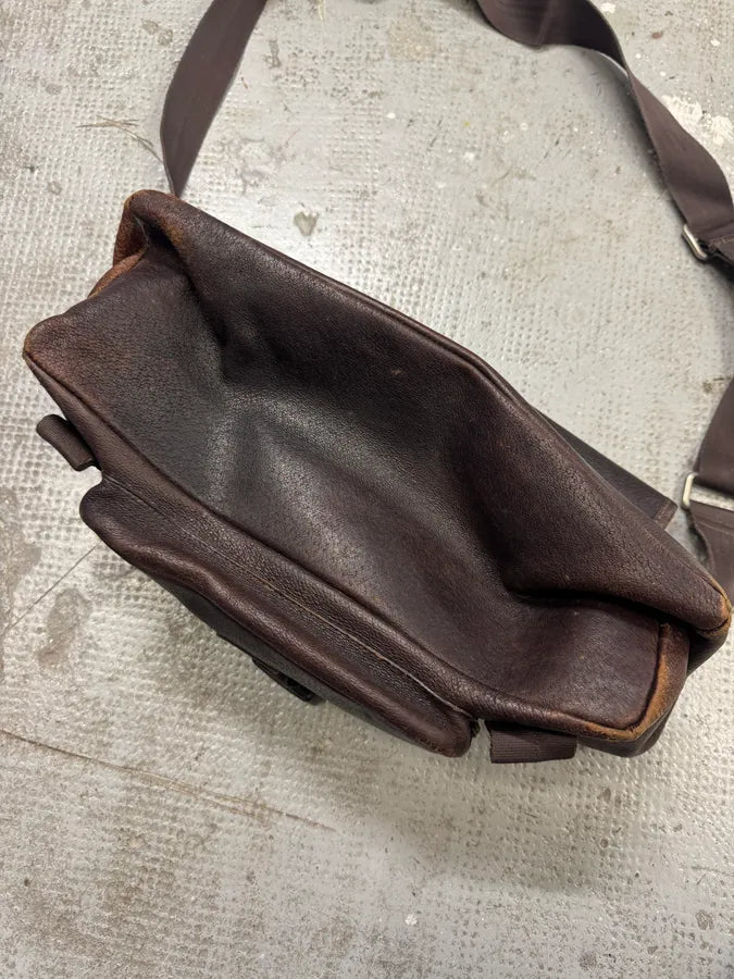 AW2003 Emporio Armani Brown Leather Shoulder Bag (OS) avQHjof 9