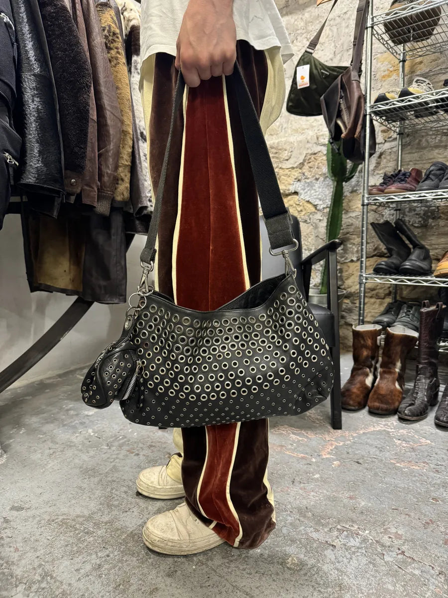 AW2003 Gianfranco Ferré Black Eyled Shoulder Bag (OS) IcSRkik 0