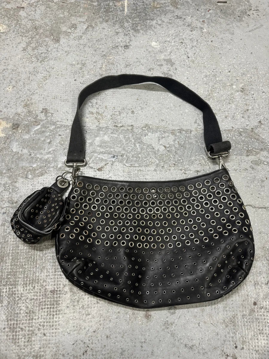 AW2003 Gianfranco Ferré Black Eyled Shoulder Bag (OS) IcSRkik 6