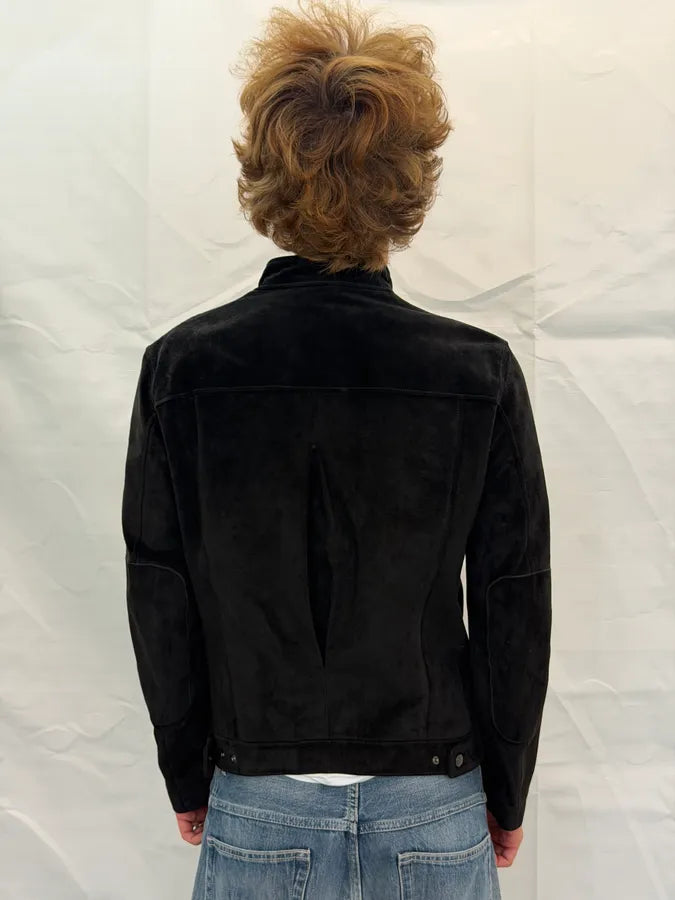 AW2003 Gucci Brown Suede Leather Jacket by Tom Ford chlFqpS 7