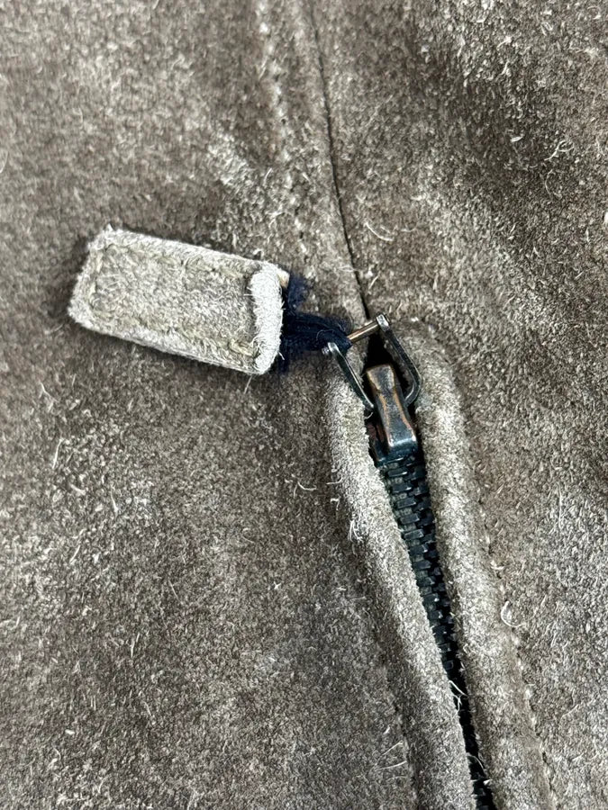 AW2003 Gucci Camel Biker Suede Leather Jacket by Tom Ford ZkQBqbR 8
