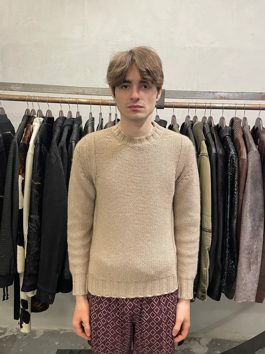 AW2003 Gucci Grey Wool Minimalist Sweater (XS/S) 1