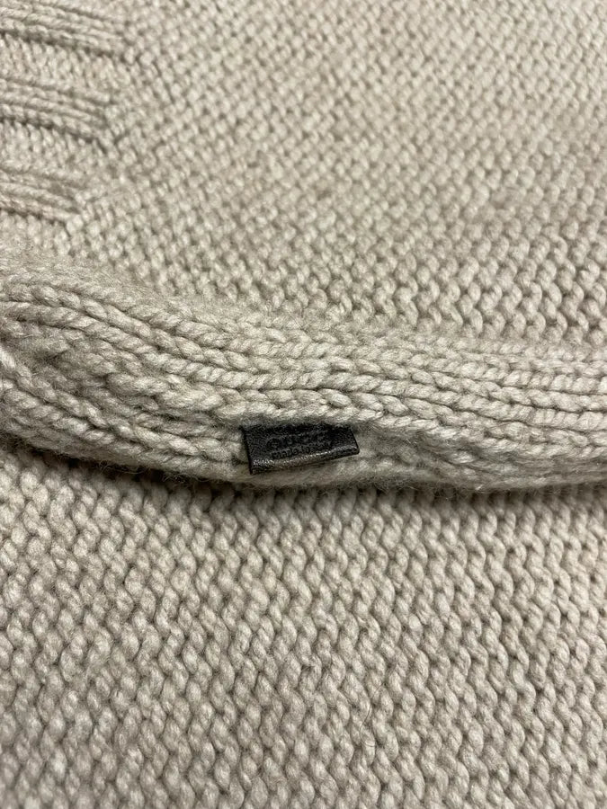AW2003 Gucci Grey Wool Minimalist Sweater (XS/S) 5