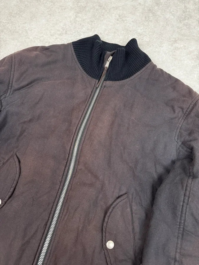 AW2003 Helmut Lang Re-Issued Fadded Strapped Bomber Jacket bSGSOmI 4