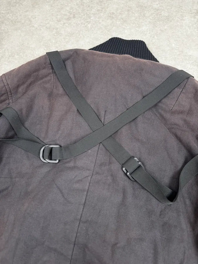 AW2003 Helmut Lang Re-Issued Fadded Strapped Bomber Jacket bSGSOmI 5