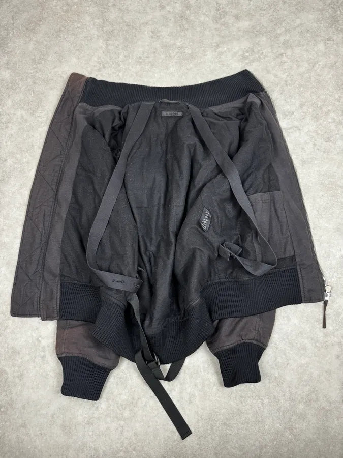 AW2003 Helmut Lang Re-Issued Fadded Strapped Bomber Jacket bSGSOmI 6