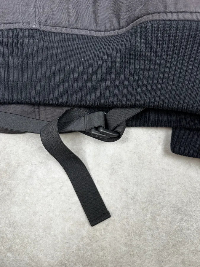 AW2003 Helmut Lang Re-Issued Fadded Strapped Bomber Jacket bSGSOmI 7