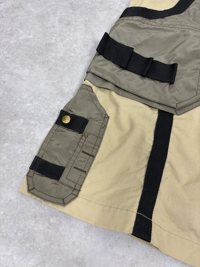 AW2003 Jean Paul Gaultier Beige Utility Military Skirt BKdSOSg 8