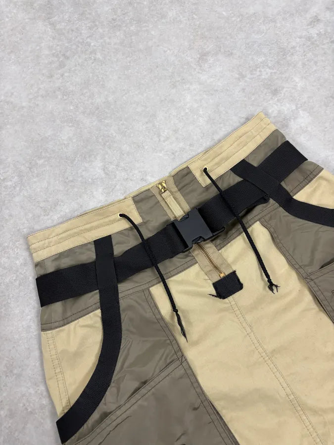 AW2003 Jean Paul Gaultier Beige Utility Military Skirt BKdSOSg 5