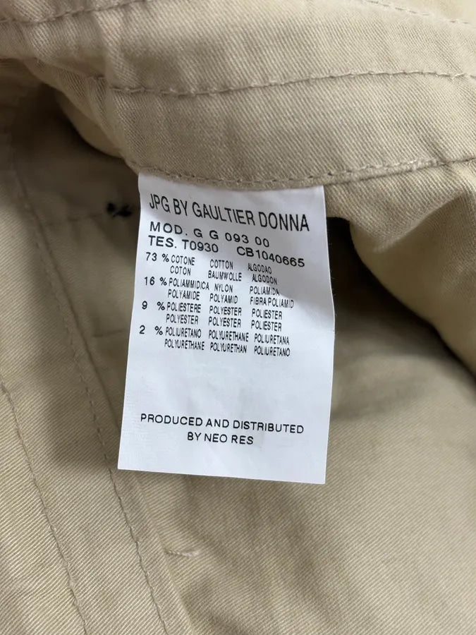 AW2003 Jean Paul Gaultier Beige Utility Military Skirt BKdSOSg 11