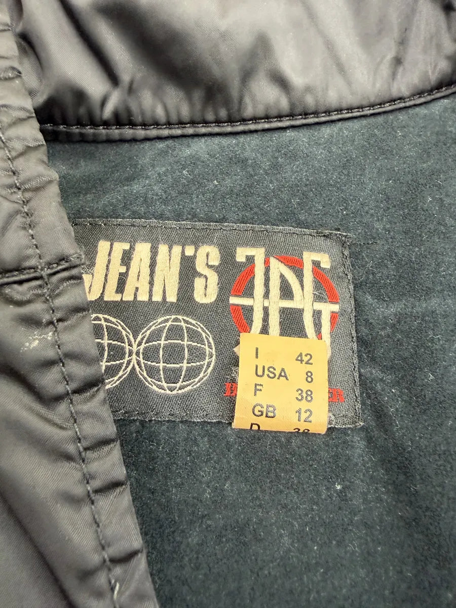 AW2003 Jean Paul Gaultier Black Bondage Long Parka Jacket UrWmmvk 14