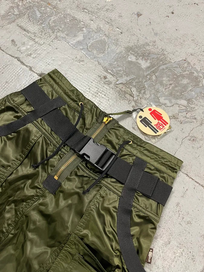 AW2003 Jean Paul Gaultier Bondage Khaki Military Skirt HuHlTgD 4
