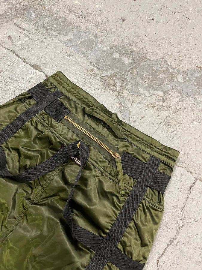 AW2003 Jean Paul Gaultier Bondage Khaki Military Skirt HuHlTgD 8