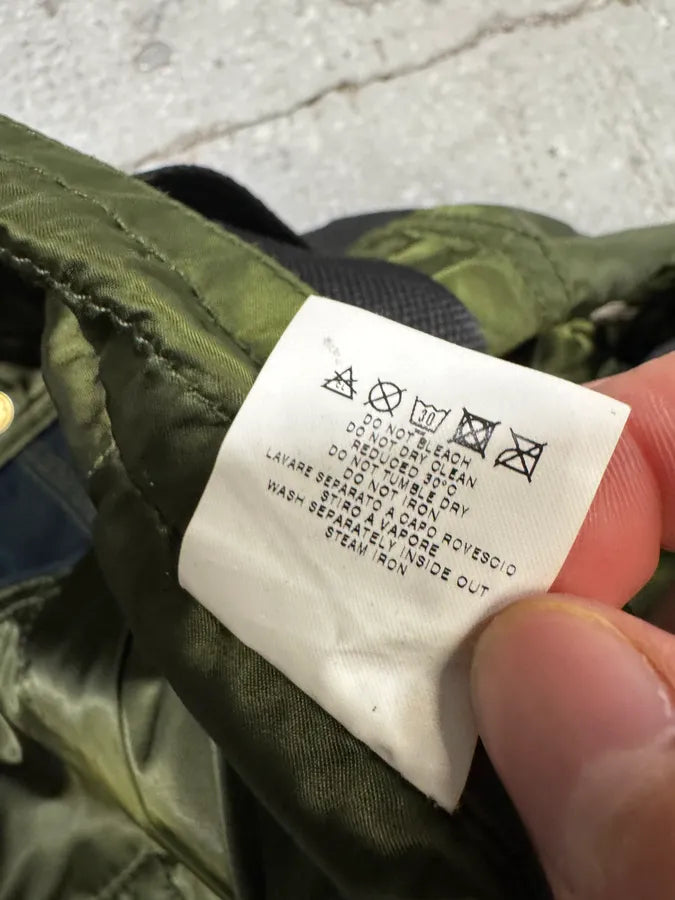 AW2003 Jean Paul Gaultier Olive Bondage Black Skirt (M/L) QwLeeaa 10