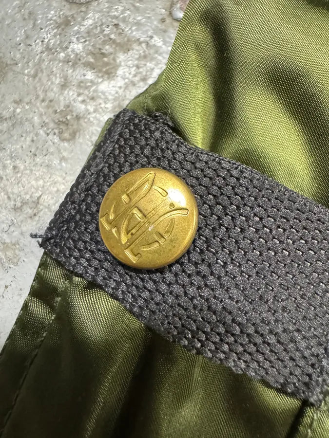 AW2003 Jean Paul Gaultier Olive Bondage Black Skirt (M/L) QwLeeaa 5