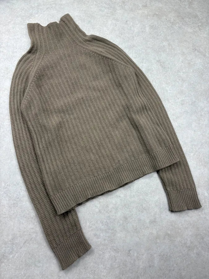 AW2003 Maison Martin Margiela Beige Oversized Wool Turtleneck NXXbFLB 4