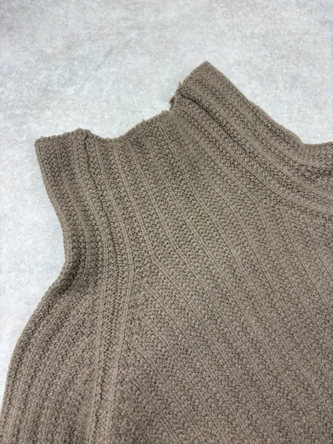 AW2003 Maison Martin Margiela Beige Oversized Wool Turtleneck NXXbFLB 5