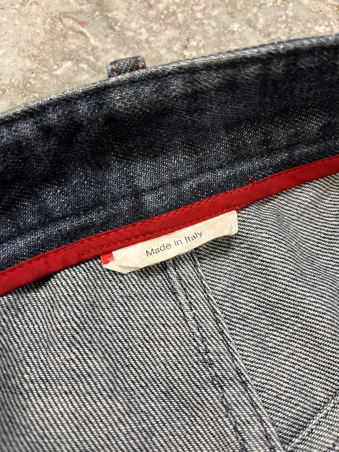 AW2003 Prada Challenge Blue Denim Jeans HQBgISC 10