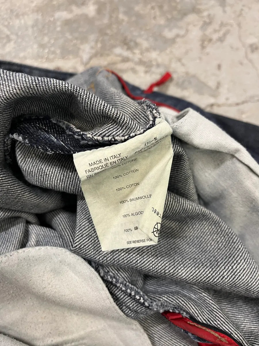 AW2003 Prada Challenge Blue Denim Jeans HQBgISC 12