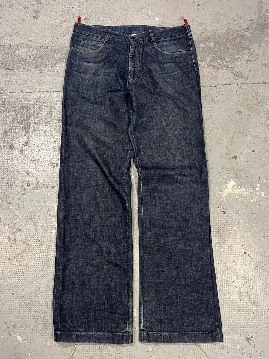 AW2003 Prada Challenge Blue Denim Jeans HQBgISC 2