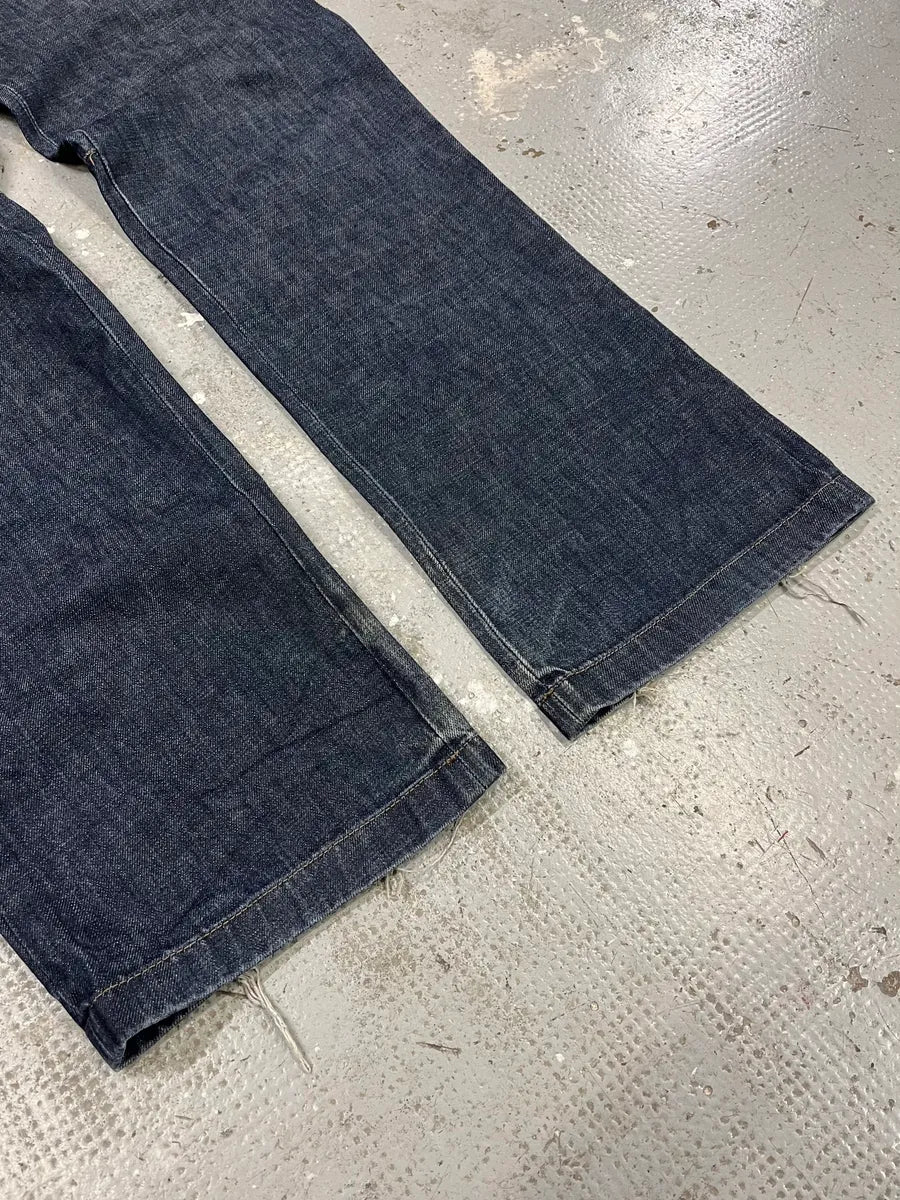 AW2003 Prada Challenge Blue Denim Jeans HQBgISC 6