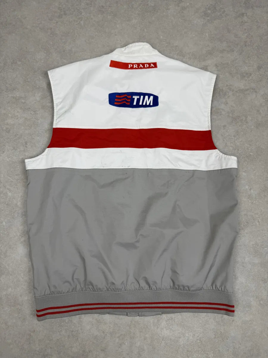AW2003 Prada Linea Rossa Rech Sleeveless Vest RwfkGHM 1