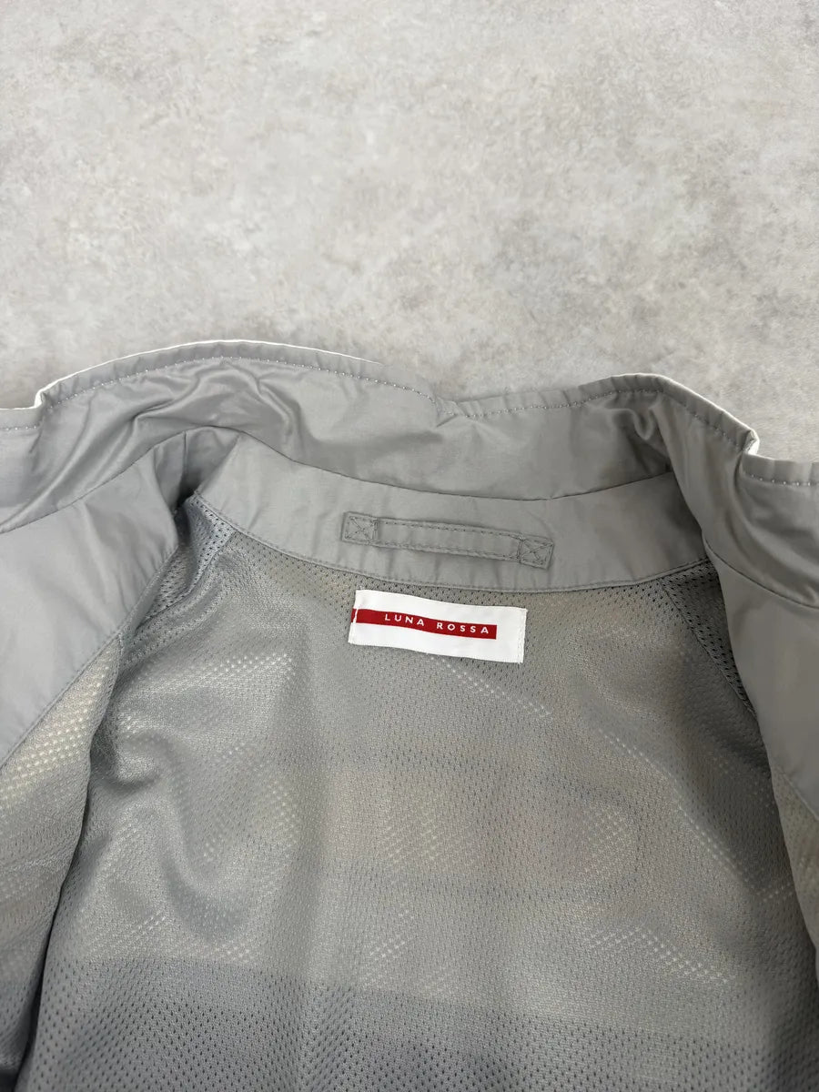 AW2003 Prada Linea Rossa White & Red Sport Jacket NAJQFHt 10