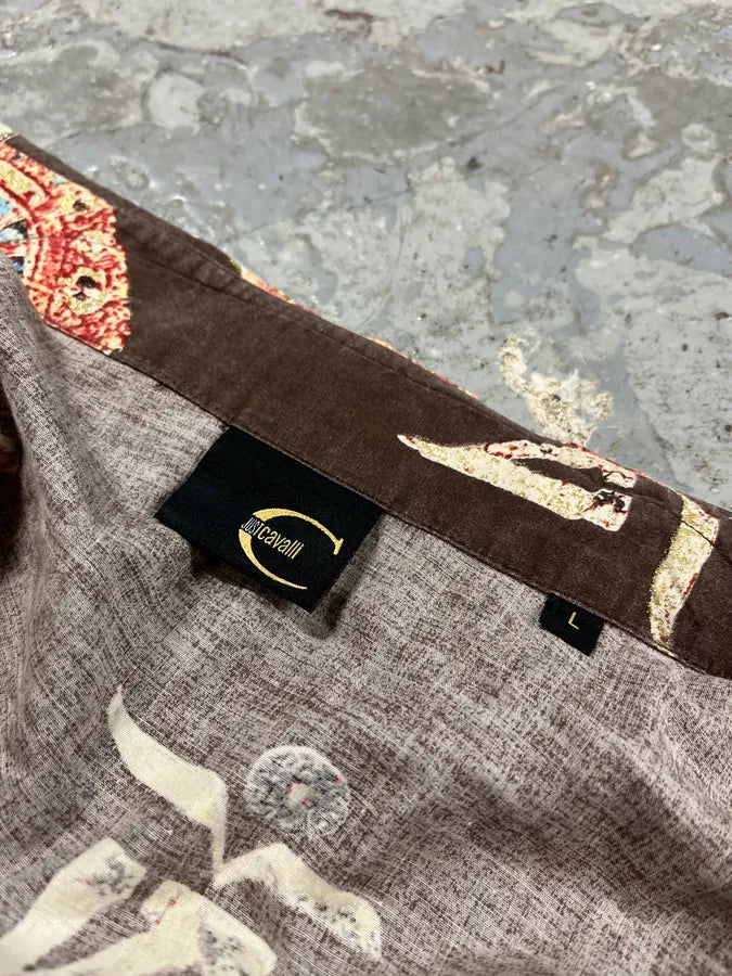 AW2003 Roberto Cavalli Astrology Asian Shirt (M/L) sQwHUpG 10