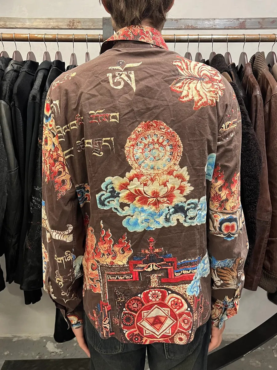 AW2003 Roberto Cavalli Astrology Asian Shirt (M/L) sQwHUpG 2