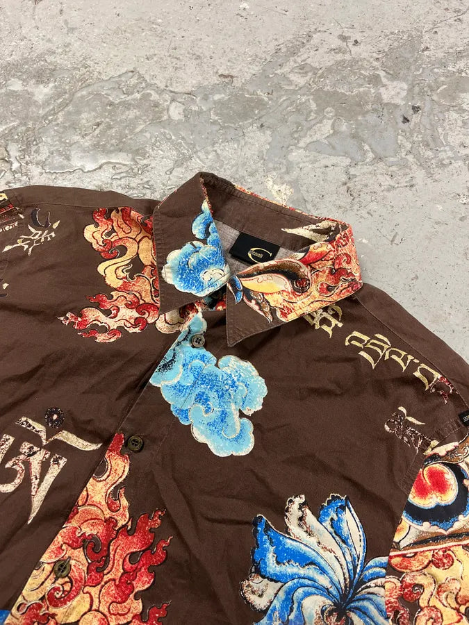 AW2003 Roberto Cavalli Astrology Asian Shirt (M/L) sQwHUpG 6